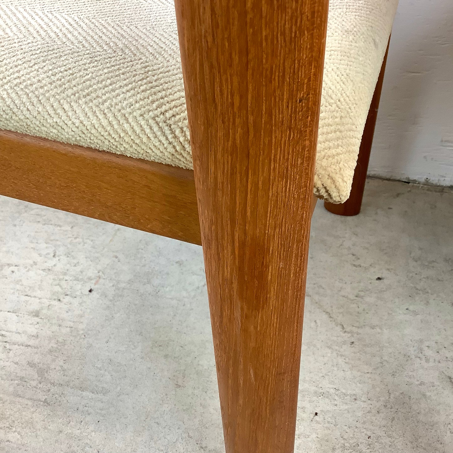 Vintage Modern Teak Armchairs- a Pair