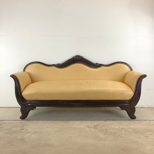 Antique Empire Three Seat Sofa- Duncan Phyfe style