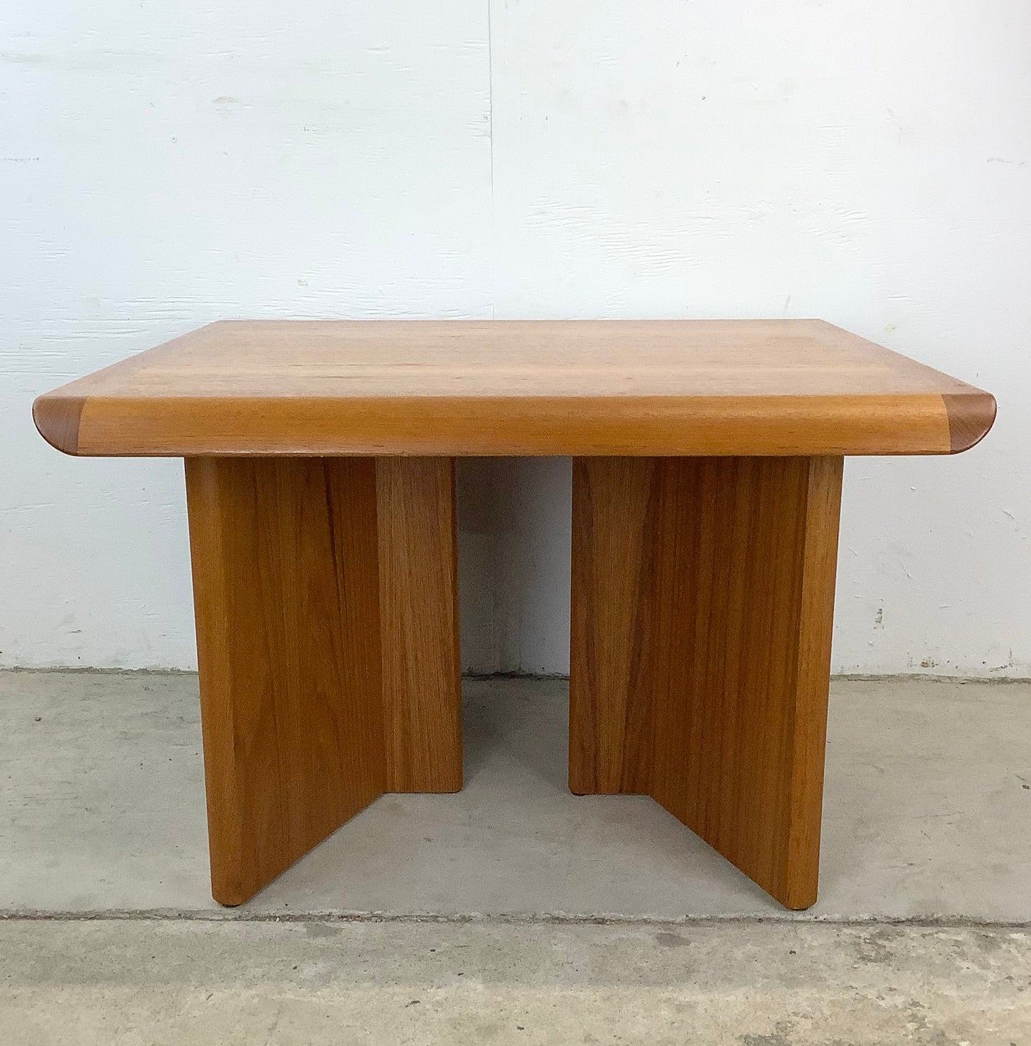 Pair Danish Modern Teak End Tables by Nordic Furniture