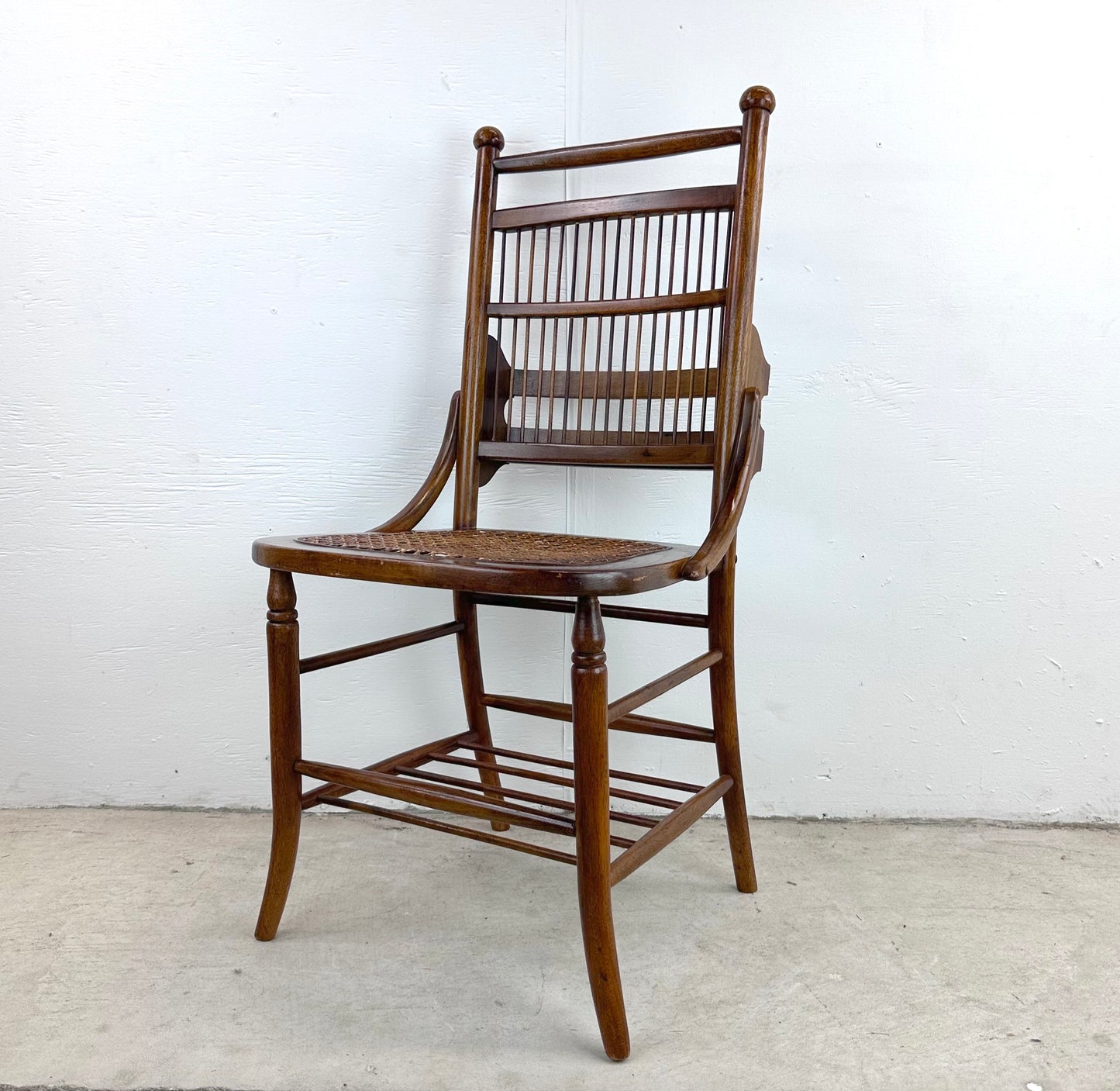 Vintage Cane Seat Dining Chair