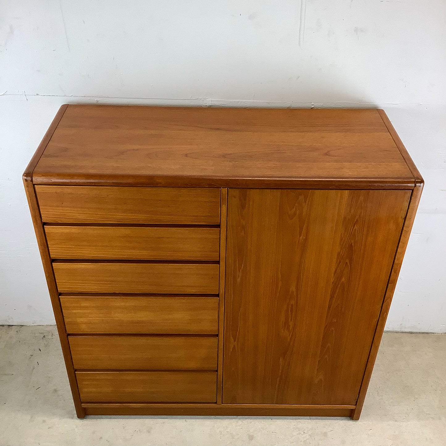 Vintage Modern Teak Armoire