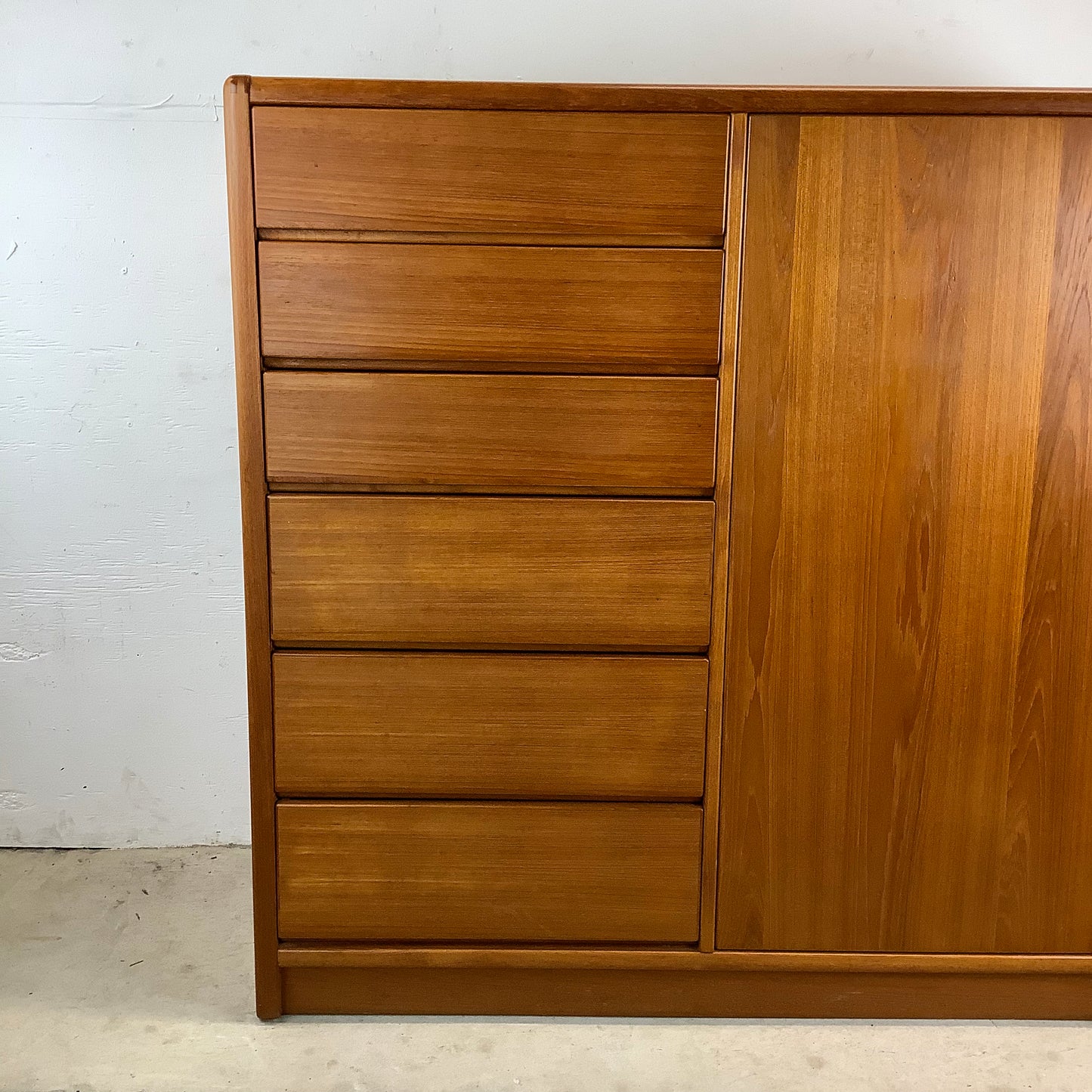 Vintage Modern Teak Armoire