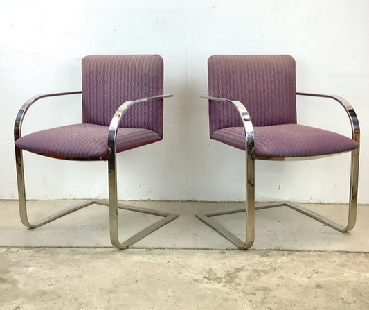 Vintage Brno Style Flat Bar Side Chairs